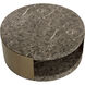 Cavette 38 X 16 inch Marble Look / Dark Emperador Outdoor Coffee Table